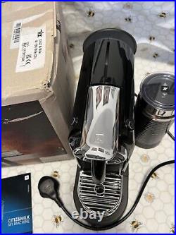 Magimix Nespresso Citiz Coffee Machine with Aeroccino M196 Black