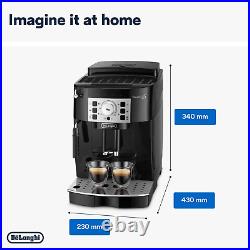 Magnifica S Bean to Cup Coffee Machine, Espresso Maker, 1.8L, Black