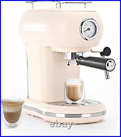 Mcilpoog Espresso Machine with Milk Foam Nozzle, Espresso Coffee Maker (CM5428)