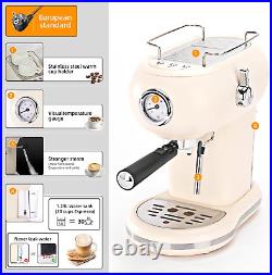 Mcilpoog Espresso Machine with Milk Foam Nozzle, Espresso Coffee Maker (CM5428)