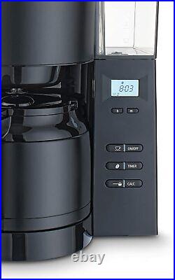 Melitta AromaFresh Filter Coffee Maker Thermal Black Edition, Grind Brew 1021-13
