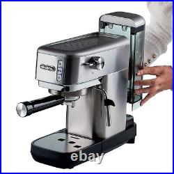 Metal Slim Barista Espresso Coffee Maker Machine & Milk Frother, Ariete 1380