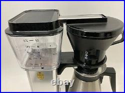 Moccamaster KBT Manual-Adjust Drip-Stop 40oz Coffee Maker Polished Silver