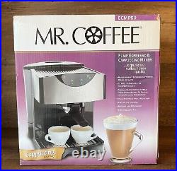 Mr. Coffee Automatic Dual Shot Espresso And Cappuccino Maker System ECMP50 OPEN