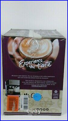 Mr. Coffee Cafe' Barista Espresso and Cappuccino Maker Black Espresso Machine