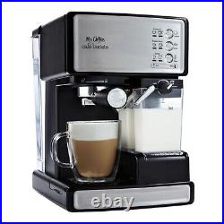 Mr. Coffee Cafe Barista Espresso and Cappuccino Maker Latte Milk Steamer
