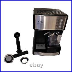 Mr. Coffee Cafe Barista Espresso and Cappuccino Maker Latte Milk Steamer