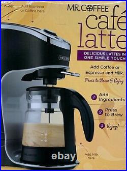 Mr. Coffee Cafe Latte Maker Delicious Lattes in One Simple Touch