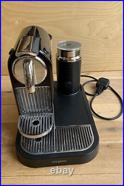 NESPRESSO Magimix M190 Capsule Coffee Maker Black Fully Working! + Milk Frother