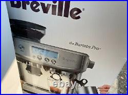 NEW Breville BES878 Barista Pro Espresso Coffee Maker Machine Stainless Steel
