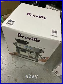 NEW Breville Barista BES878BTR Pro Espresso Maker Black Truffle Coffee Machine