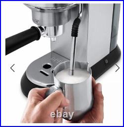NEW DeLonghi Dedica Arte Manual Espresso Coffee Maker With Milk Frother