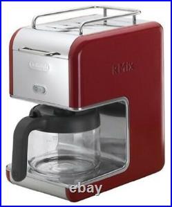 NEW DeLonghi kMix drip coffee maker 6 cups manufacturer Red CMB6-RD from Japan