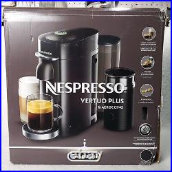 Nespresso ENV155BAE Vertuo Plus Deluxe Coffee Espresso Maker w Aeroccino Frother