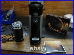Nespresso VertuoPlus Coffee and Espresso Maker Bundle with Aeroccino Milk(GREY)