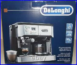 New De'Longhi BCO430 Combination Espresso & Coffee Machine Maker Black/Silver