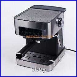 New Household Semi-automatic Espresso Coffee Machine 20bar Milk Foam Maker