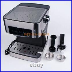 New Household Semi-automatic Espresso Coffee Machine 20bar Milk Foam Maker