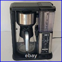 Ninja 10-Cup Specialty Coffee Maker with Fold-Away Frother and Glass Carafe