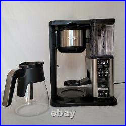 Ninja 10-Cup Specialty Coffee Maker with Fold-Away Frother and Glass Carafe