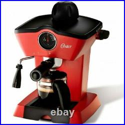 Oster Steam Espresso Cappuccino Maker Red Powerful download steam 110V USA