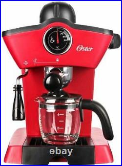 Oster Steam Espresso Cappuccino Maker Red Powerful download steam 110V USA