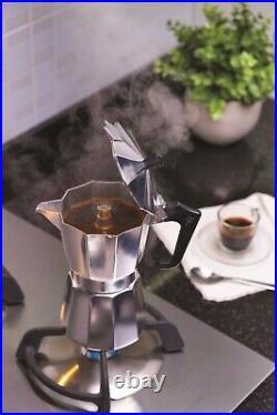 Pezzetti 14 Cup Aluminium Stove-Top Espresso Coffee Maker Italian-Made Moka Pot