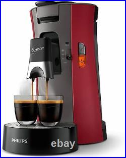 Philips Coffee Pod Machine Red Senseo Pads Espresso Maker Strength Selection
