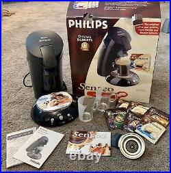 Philips Senseo Coffee Pod Machine HD 7814 Coffee Maker x2 Glasses