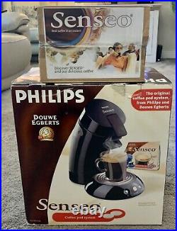 Philips Senseo Coffee Pod Machine HD 7814 Coffee Maker x2 Glasses