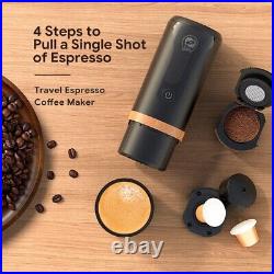 Portable Espresso Machine for Car Travel Coffee Maker Kit USB Charge 2023 Gadget