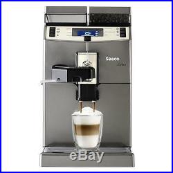 Saeco Lirica One Touch automatic Cappuccino Espresso coffee maker Titanium color