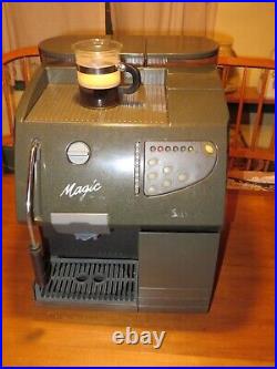 Saeco Magic Deluxe De Luxe Espresso Coffee Machine Maker + Grinder Steaming Wand