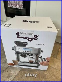 Sage The Barista Pro SES878 Coffee Espresso Maker Machine Silver