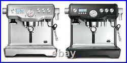 SAGE SES920 the Dual Boiler the Dose Control™ Pro Siebträger Espressomaschine mit 15-Bar- Doppelpumpe Black Truffle GRATIS SAGE SES920 Kaffeemühle