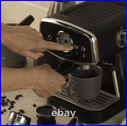 Salter 3 In 1 Barista Deluxe 19-Bar Coffee Maker Machine 2 Cup Black (EK462)