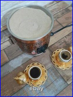 Sand Heater Coffee Machine, Turkish Copper Sand Maker, Arabic, Espresso (Small)