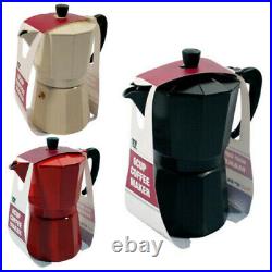 Set Of 2 Percolator 6 Cup Coffee Maker Stove Pot Espresso Italian Tea Kitchen