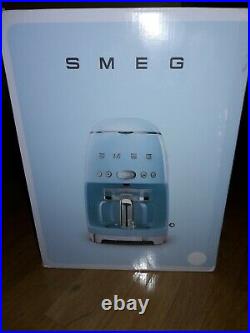 Smeg 1950's Retro Style 10 Cup Programmable Coffee Maker Machine Stainless Steel