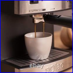 Solac Ce4480 espresso Coffee Maker 19 BAR Vaporizer 850 W 1.25 L Stainless Steel
