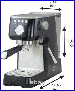Solis 1170 Coffee Machine Espresso Maker Barista Perfetta Plus 1.7L 1700w Black