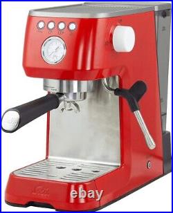 Solis 1170 Coffee Machine Espresso Maker Barista Perfetta Plus 1.7L 1700w Red