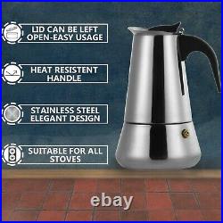 Stainless Steel 9 Cup Percolator Continental Espresso Coffee Maker Italian Pot