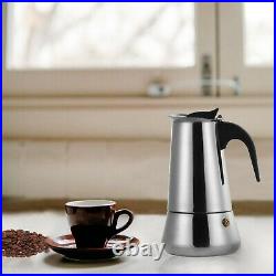 Stainless Steel 9 Cup Percolator Italian Pot Continental Espresso Coffee Maker