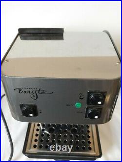 Starbucks Barista Espresso Stainless Coffee Maker with Accessories WORKS