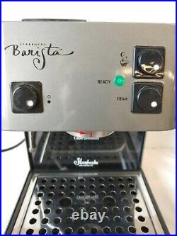 Starbucks Barista Espresso Stainless Coffee Maker with Accessories WORKS