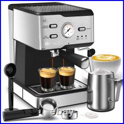 Stylish Barista Espresso Cappuccino Latte Coffee Machine Maker Stainless Steel