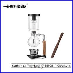 Syphon Coffee Maker Japanese Style Siphon Pot Glass Brewing Durable Quality Part