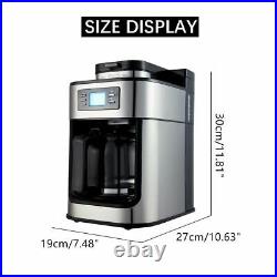 Tea Coffee Maker Machine Fully-Automatic Electric Kitchen Appliance 220V 1200ML
