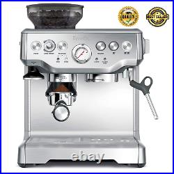 The Barista Express BES870XL Espresso hine Bar Automatic Coffee Maker, Steel